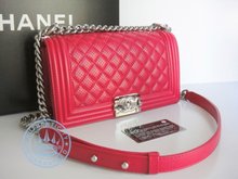 Chanel Boy Perforated Medium Flap Bag  Handbag