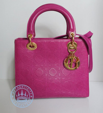 Christian Dior  In Pink Leather Handbag