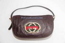 Gucci Brit Leather  Handbag
