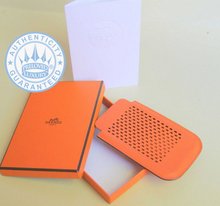 Hermes Swift iPhone Case , in soft orange calfskin