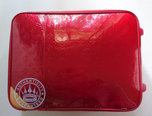 LOUIS VUITTON Red Vernis Monogram Pegase 45 Rolling  Suitcase