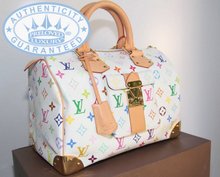 LOUIS VUITTON Speedy 30 Hand Bag, Multicolor Monogram White