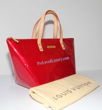 Louis Vuitton  BELLEVUE PM Handbag, MONGARM VERNIS 