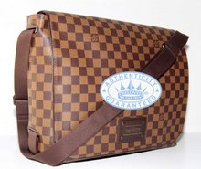 Louis Vuitton Brooklyn GM Messenger Laptop Bag, Damier Canvas