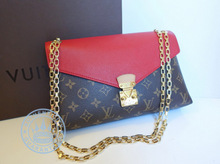 Louis Vuitton PALLAS CHAIN Handbag, Monogram Vanvas