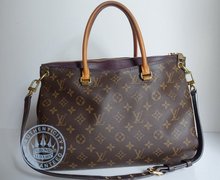 Louis Vuitton Pallas Handbag, Monogram Canvas