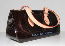 Louis Vuitton Rosewood Avenue Handbag, Vernis Amarante 