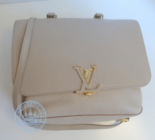 Louis Vuitton VOLTA Handbag, In Cream Leather