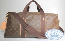 Louis Vuitton Weekender Beaubourg GM Luggage, Monogram Canvas