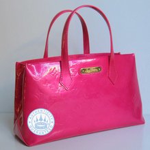 Louis Vuitton Wilshire Boulevard PM  Handbag, Rose Pop Vernis PM