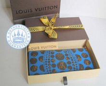 Louis Vuitton Yayoi Kusama Second Wave Zippy  Wallet, Limited Edition 