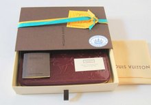 Louis Vuitton ZIPPY Wallet Coin Purse  Wallet, Rouge Fauviste Vernis