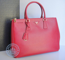 Prada Saffiano Bn 1786 Handbag, In Red