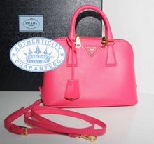 Prada Saffiano Handbag, BL0838 in Tamaris