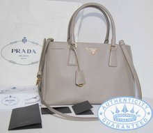 Prada Saffiano Handbag, Calf leather tote