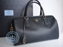 Prada Saffiano  Handbag, Lux Bauletto