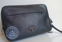 Prada Saffiano Leather  Clutch, VR0052