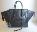 Celine Calfskin Leather Phantom Luggage Handbag 
