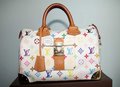 LOUIS VUITTON Speedy 30 Hand Bag, Multicolor  White