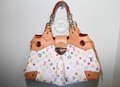 LOUIS VUITTON Ursula Hand Bag, Multicolor  White