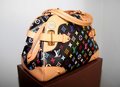 Louis Vuitton Claudia Hand Bag, MultiColor Monogram Black