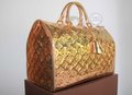 Louis Vuitton  Monogram Miroir Hand Bag, 35 Gold