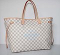 Louis Vuitton Neverfull GM Handbag, Damier  Azur Canvas